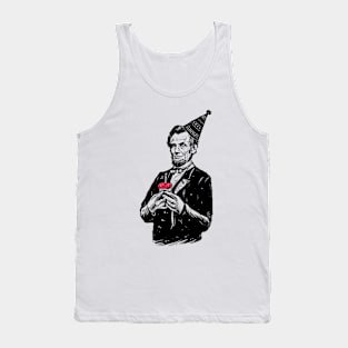 Abraham Lincoln - Happy birthday mr.president Tank Top